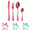 Reliable Attractive Wear-resistant 2 Styles Portable Smooth Edge Fork Cutter Cutlery Kitchen Tool Cutlery Set