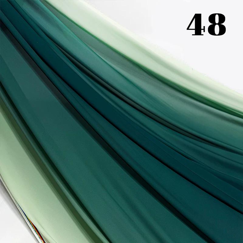 

100x150cm Chiffon Gradient Fabric Hanfu Ancient Style Rainbow Gradient Fabric Stage Costume Skirt Dress DIY Sewing Material 100x150cm