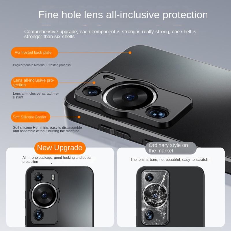 Dla HUAWEI P60 Ultra P60 Pro P60 P50 P50 Pro P40 Pro Plus P40 Pro P40 P30 Pro P30 Matowe Wykończenie AG z Czujnikiem Dotyku Osłona na Cały Pakiet