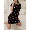 Women's Soft Short Sleeve Nightgown Floral Print Pajama Dress Women'S Short-Sleeved Dresses Y2k Ladies Clothes Casual Party Wear