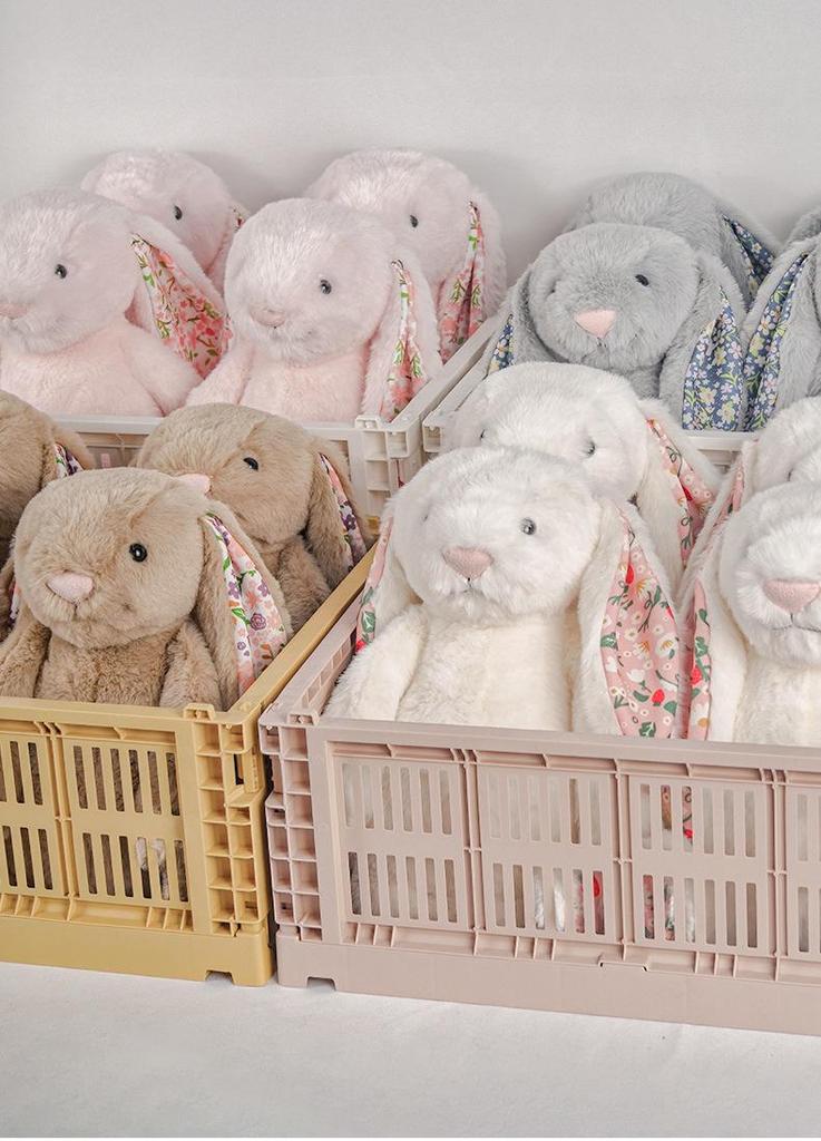 Jellycat UK Floral Bonny Bunny Plush Toy - Star Rabbit Doll, Perfect Easter Children's Gift