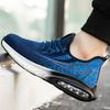 Modische Air Cushion Sicherheitsschuhe Herren Leichtgewichtige Mesh Arbeitsschuhe Stahlkappe Sicherheitsschuhe Atmungsaktive Schwarze Arbeitssicherheits-Sneaker für Herren
