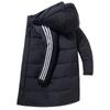 Low Down Three Bars Flying Silk Down Jacket Men's and Women's Winter Coat Long Loose Winter Training Down