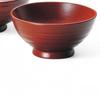 Set of 2 Lacquerware Made in J-kitchens Bowls, Wooden, Hand-Painted, Japan, PID-528695