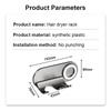 White Magnetic Holder For Hair Dryer Nozzles - Drill-Free Plastic Mount Universal Fit For Dysonleihen Bathroom Accessories