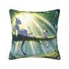 Japan Pokemon Mewtwo Cool Pillow Cover Soft Pillow Case Cushion Cover Morden Design Pillowcases For Chair Sofa Home Decoration