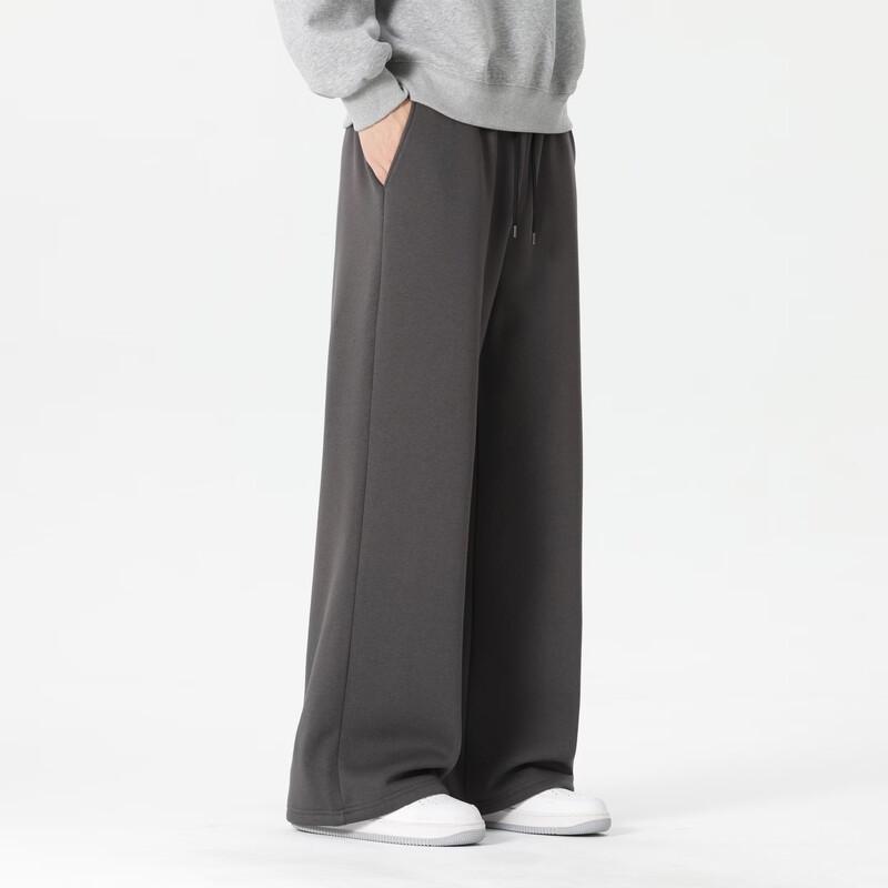 Herren Freizeithose aus Strick mit geradem Bein