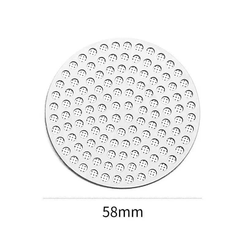 51/53/58mm Coffee Puck Screen 304 Stainless Steel Double Layer Fine Filter Screen for Portafilter Barista Espresso Accessories
