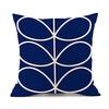 YunJeude Cushion Set of Nordic Cute Leaf Geometric Zipper Interior Home Car Room All Seasons Color Covers, 45x45cm, 4, Style, Pattern, Linen, Pattern,