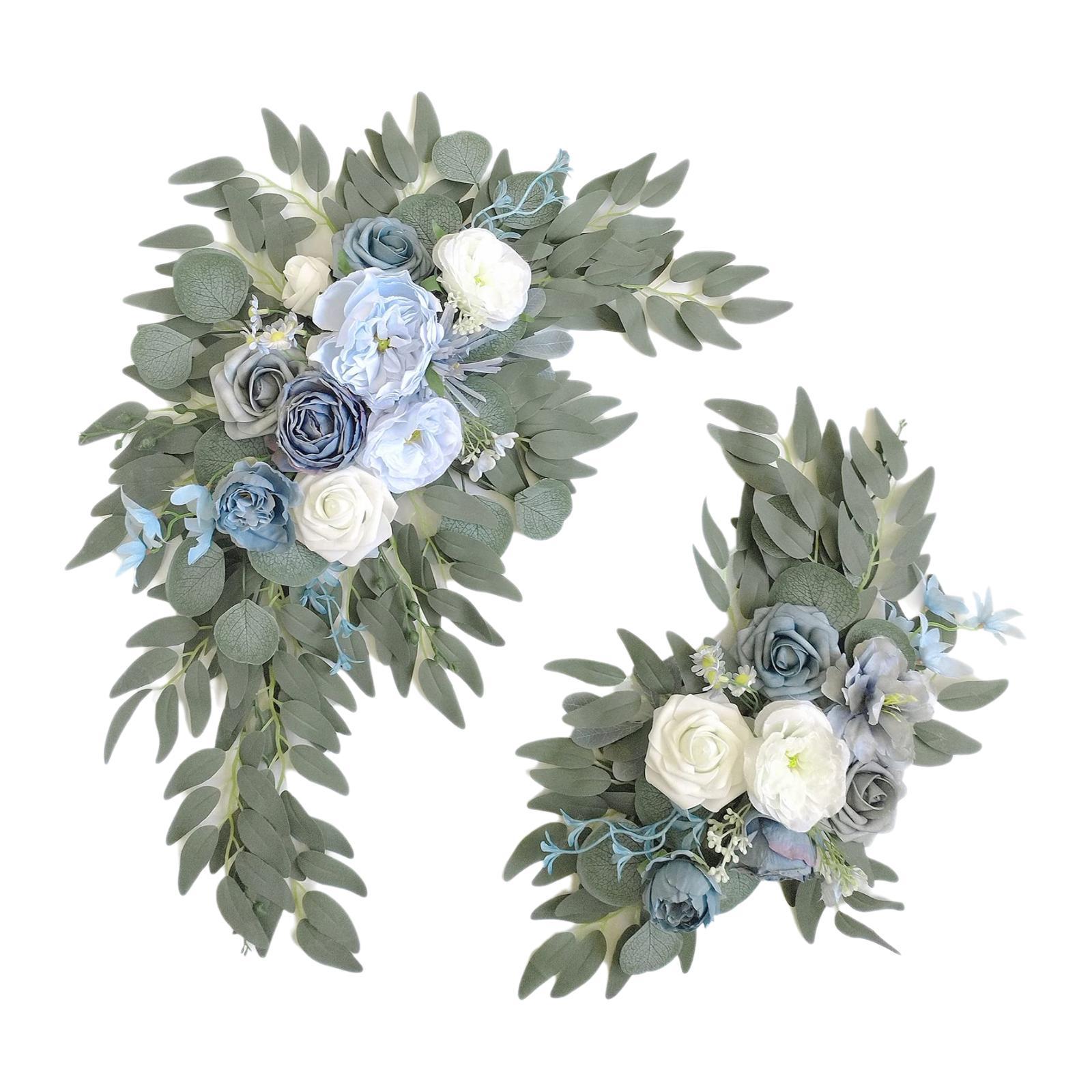 Artificial Flower Swag Set Wedding Decor Handcraft Hanger Wreath Wedding