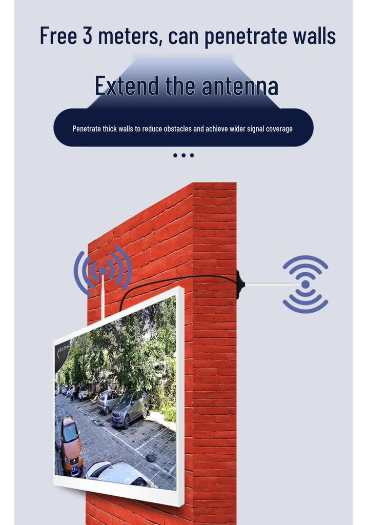 Wireless HD All-in-One Camera System for Home & Outdoor - No Wiring Needed