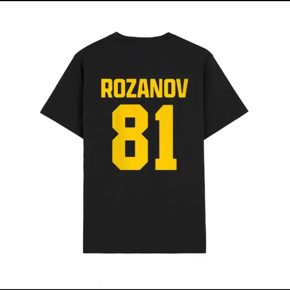 Boston Raiders Hockey Team Graphic Tshirt Ilya Lozanov 81 Top Trendy Sports Tshirt Loose Fit Pure Cotton Unisex Streetwear Top