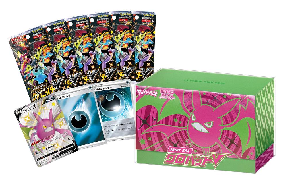 POKEMON Card Game Sword Shield Shiny Box Crobat V &