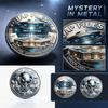 Verzamelbare Challenge Coin met Complex Buitenaards en Ruimtevaartuig Ontwerp Metalen Munt voor Weergave en Verzameling Uniek Souvenir Cadeauartikel