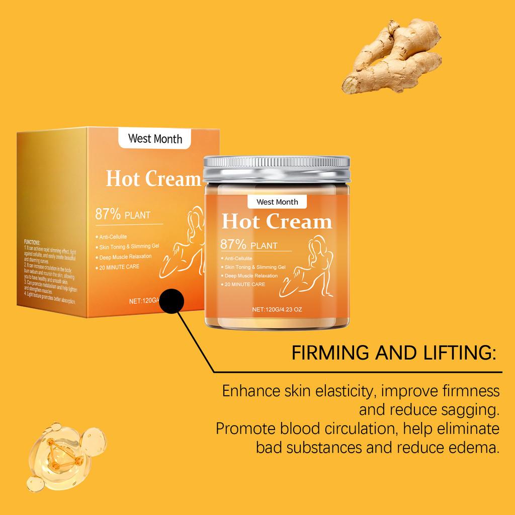 West Month Body Cream For Skin Moisturizing Firming And Enhancing Lightweight Figure Care