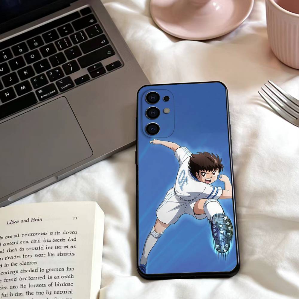 Anime Cool C-Captain T-Tsubasa  Phone Case For Samsung S25,24,23,22,30,21,10,9,Ultra,Plus,Lite,FE,4,5 G Soft Black Case