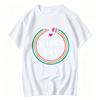st Grade Crew Rainbow Circle Pencil Heart Graphic TShirt Teacher Student Back To School Casual Cotton Short Sleeve Basic Tops