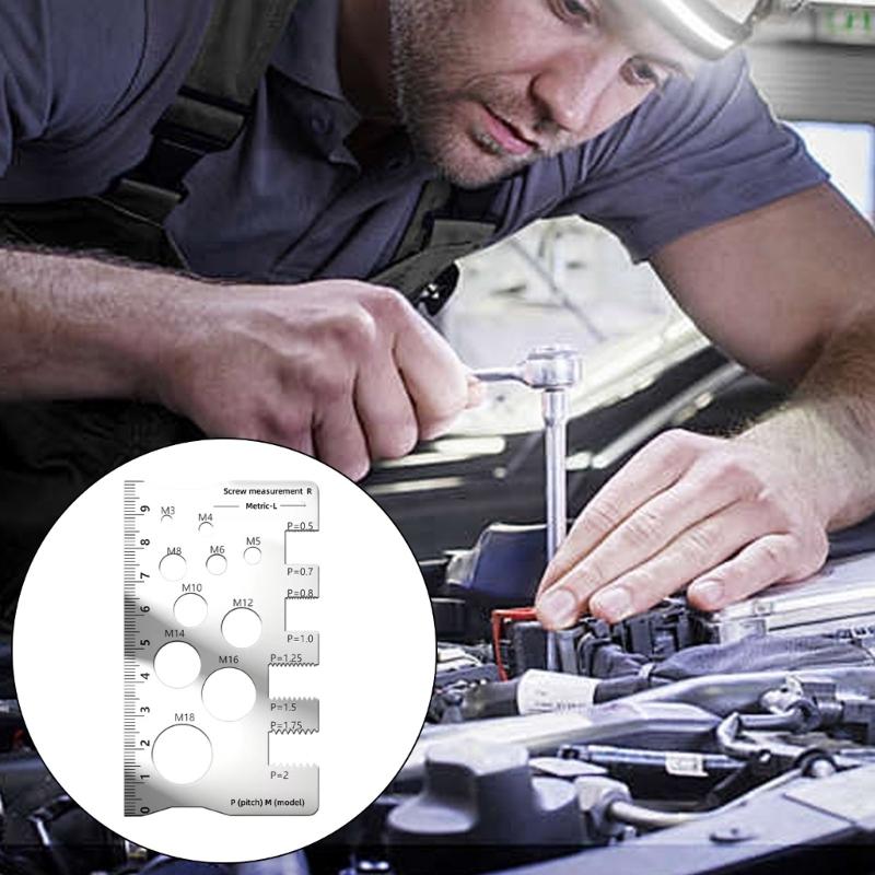 Professional Thread Gauge Thread Measuring Tool Bit Checker Featuring Clear Marking And MultiFunction Design Tool