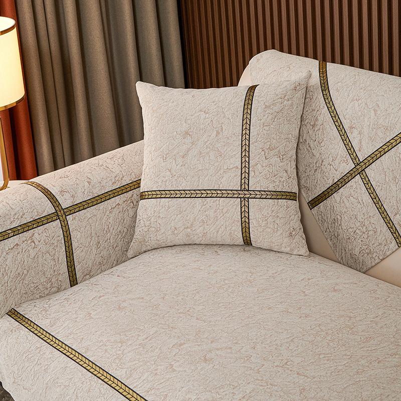 Nordic Flannel Sofa Covers for Living Room Anti-Slip Dustproof Sofa Covers Universal Bohemian Sofas Funda Sofa Cushion