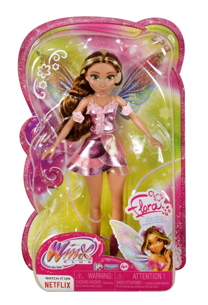 Playmates Toys Winx Club Flora Fairy Doll