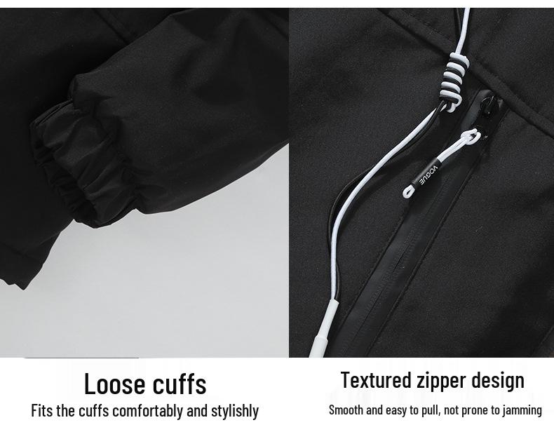 Men's Trendy Winter Parka with Fleece Lining and Thick Hood