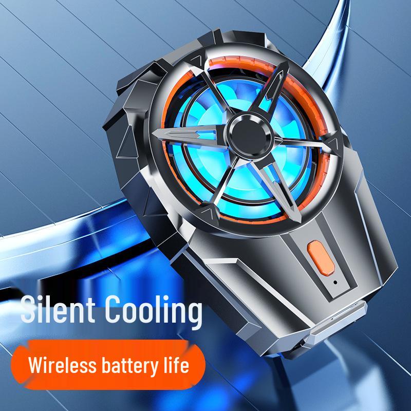 Silent Air-Cooled Mobile Phone Radiator for Live Streaming & E-Sports