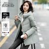 SNOWFLYING Women's Lightweight Hooded Down Jacket