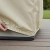Outdoor Storage Box Cover Waterproof Container Dustproof for Garden Black 1236255cm