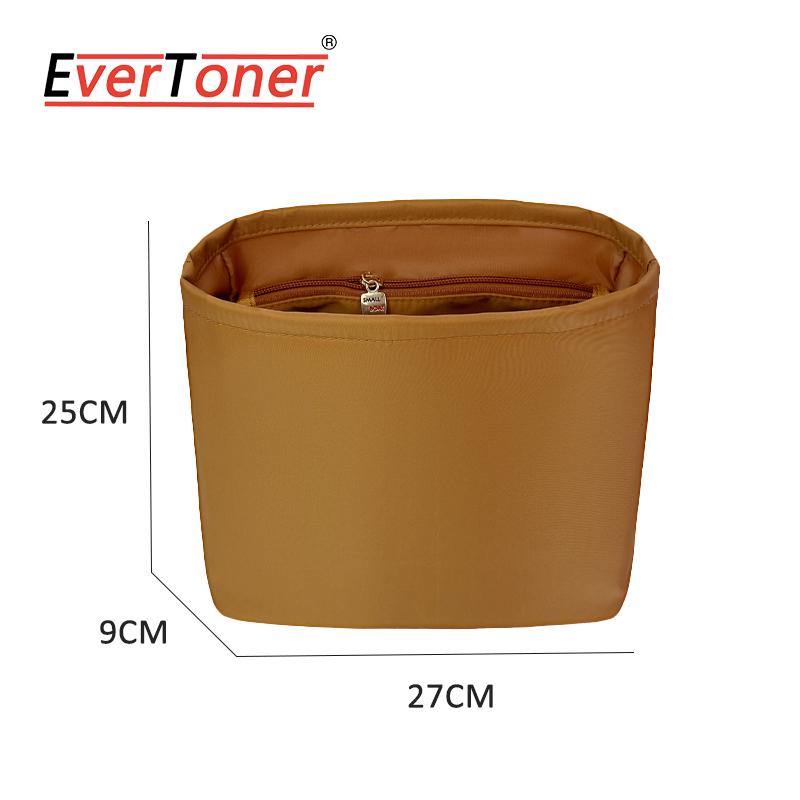 EverToner Multi-Use Nylon Liner Makeup Bag for L Brand Vavin Bucket Bag Organizer Ideal for Cosmetics Toiletries Small Items