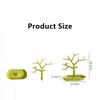 Creative Key Storage Rack ABS Plastic Bird Tree Key Holder Jewelry Rack Living Room Creative Ornaments Desk Organizer