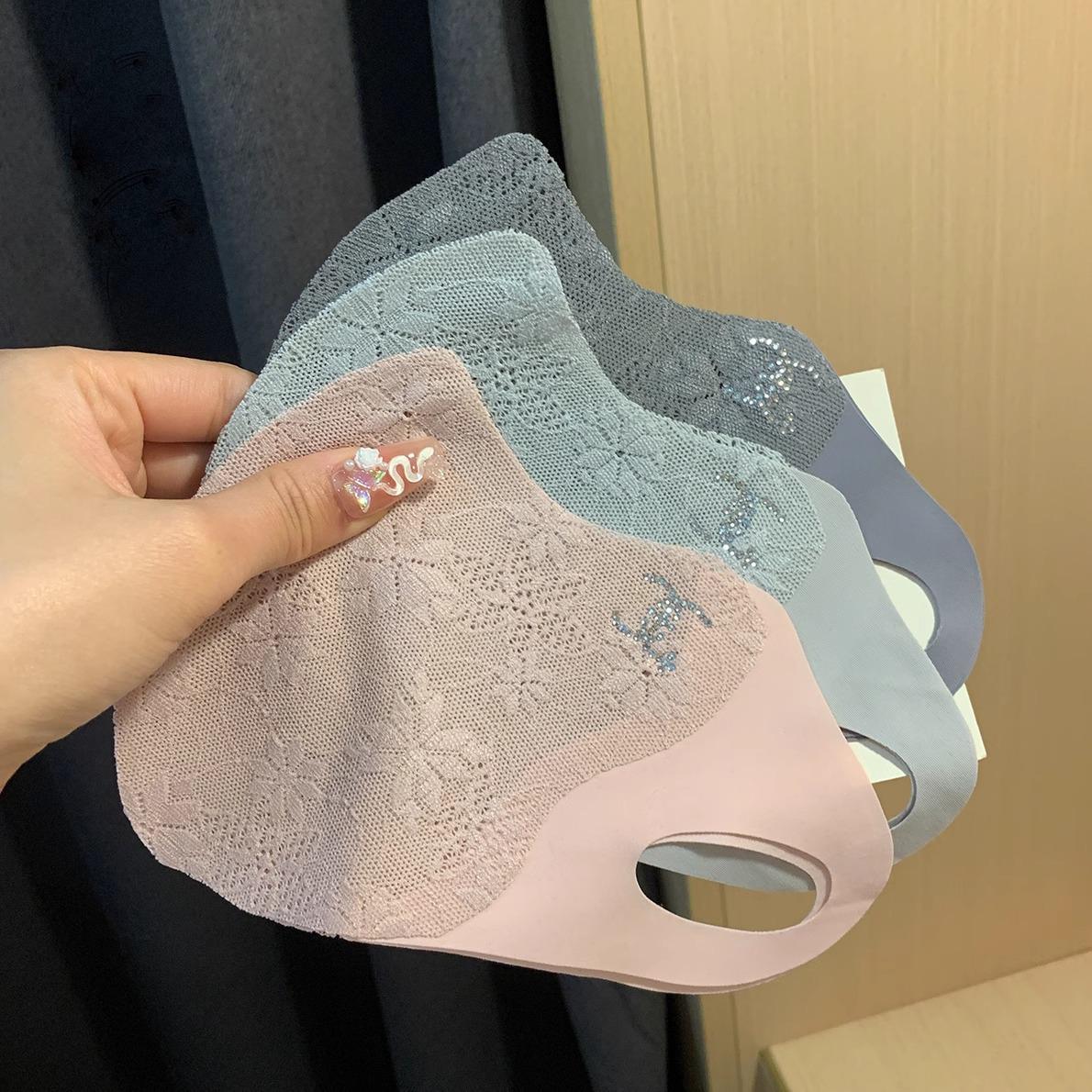

Элегантная 3D кружевная маска от солнца с защитой для глаз - Тонкая, с защитой от УФ-лучей, из ледяного шелка для лета