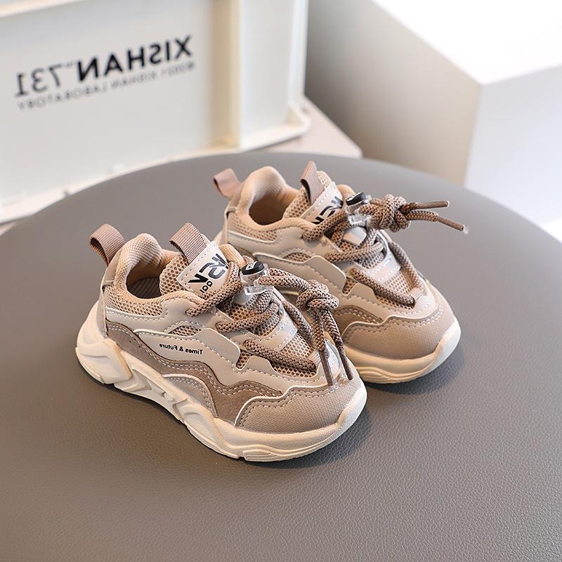 

2025 Весна и Осень Новые Детские Детские Кроссовки 1-6 Лет 3 Кроссовки для Мальчиков Дышащие Сетчатые Туфли для Девочек Обувь для Малышей Тренд one hand five pairs 21-25 yards