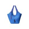 Bolsa Tote Feminina Polo Play Big Pony Logo Icônico de Cavalo Bordado Material Celulósico E Couro de Vaca Bolsa Tote Feminina WAPOBAG0G620495