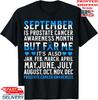 Prostatacancermånaden Prostatacancergåvor T-shirt, Unisex T-shirt Unisex T-shirt