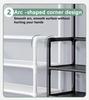 3-In-1 Design for Coat Rack with Shoe Storage White Freestanding Coat Rack with 8 Hooks for Hallway Entryway 60CM/23.6 In