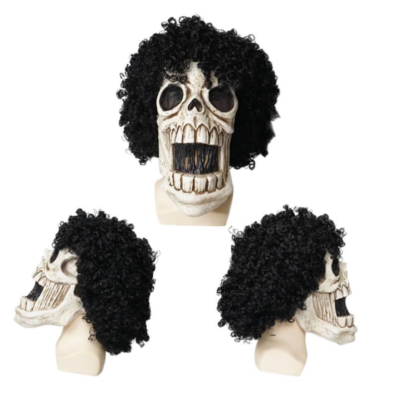 Piece Pirate One Brook Mask Headgear Anime Cosplay Halloween Easter Costume Prop