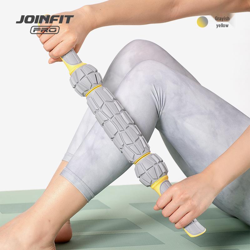 JOINFIT Pro Massage Stick: Deep Muscle & Fascia Relaxation Roller for Home & Sports Fitness серый