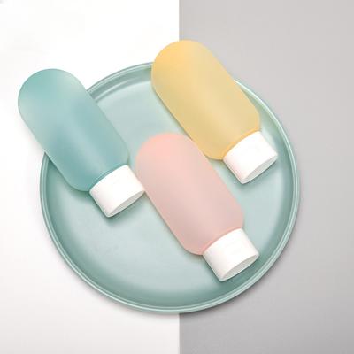 Bouteille de rangement pour lotions cosmétiques 60 ml PE, bouteille de rangement de voyage semi-perméable pour shampoing, gel douche et autres produits de beauté