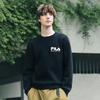 FILA Fitness Knitwear Men's Jet Black BK Crew Neck Moderate A51M531204F-BK