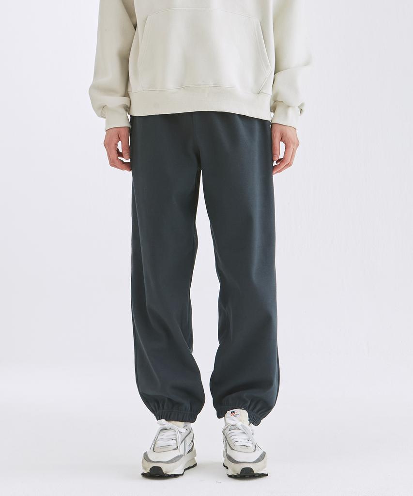 PUBLIC ICON Wide Jogger Sweatpants (Navy)