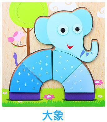 High Quality Fun Baby Enlightenment Puzzle Toys Transportation Early Education Wooden Children s 3D Puzzle Toys 50