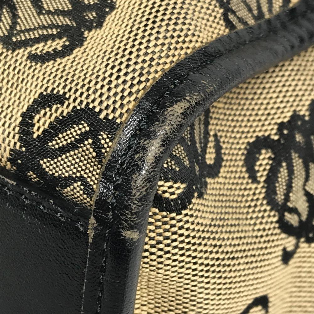 LOEWE Anagram logo Hand Bag Bag Tote Bag Business bag Leather/Canvas Black
