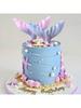 16 Cavities Mermaid Tails Silicone Mold Chocolate Fondant Candy Jelly Molds Baby Birthday Cupcake Topper Cake Decorating Tools
