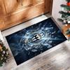 Juventus FC Printed Flannel Area Rug Non Slip Soft Polyester Floor Carpet Indoor Decor Mat for Bedroom Living Room Sofa