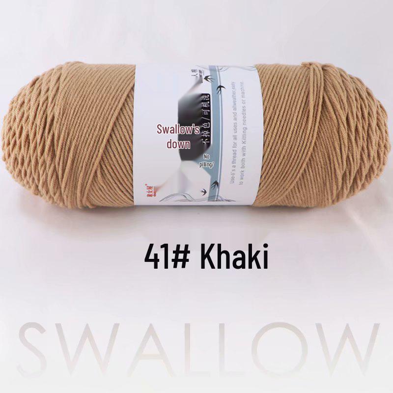 4 Liang Five-Strand Yarn: Cotton-Wool Medium-Thick Knitting Yarn for DIY Scarves and Shawls