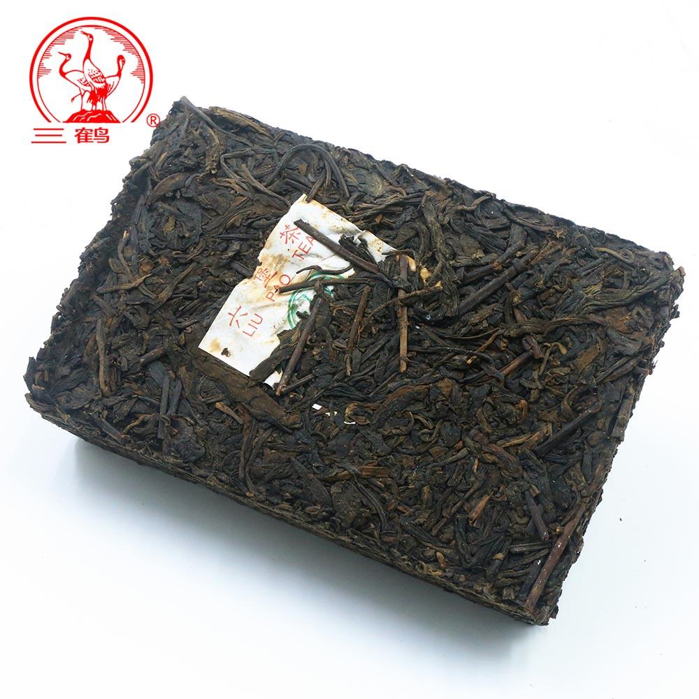 Three Cranes Sanhe 2014 Liu Pao Tea 3208 Golden Flower Dark Tea China Tea Hei Cha 400g