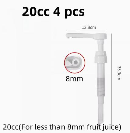 1600ml Transparent Coffee Syrup Bee Drip Double Scale Storage Dispenser Pump Bottle Squeeze Milk Bottle Honey Jar Container