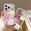 Painted Bear iPhone 16 Pro Max Case: Two-in-One Transparent, Drop-Proof for iPhone 14/15/17