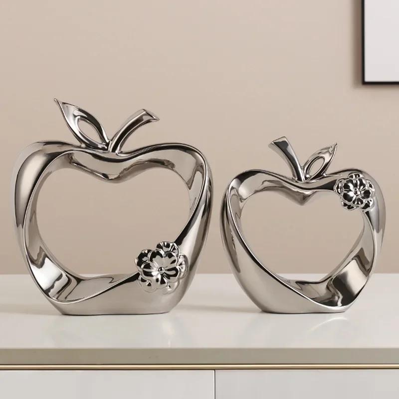 Ping An Fruit Ornaments, Light Luxury, High-end Home Furnishings, Housewarming, New Home, Foyer, Wine Cabinet, TV Cabinet, Apple