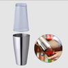Stainless Steel & Glass Cocktail Shaker Set